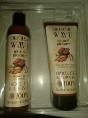 Набор подарочный для женщин, Organic Wave, Chocolate &amp; Almonds, гель для душа 250 мл + крем для рук и тела 200 мл - фото 7 от пользователя