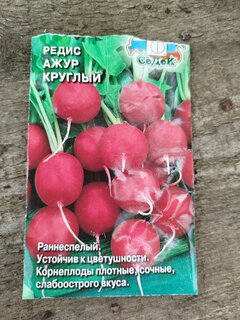 Семена Редис, Ажур Круглый, цветная упаковка, Седек - фото 2 от пользователя
