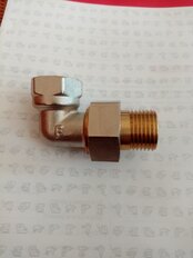 Американка 1/2&quot;, г-ш, латунь, угловая, Frap - фото 1 от пользователя