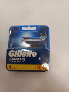 Сменные кассеты для бритв Gillette, Mach3 Turbo, для мужчин, 4 шт - фото 1 от пользователя