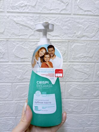 Зубная паста Grass, Crispi, 250 мл, Для чувствительных зубов, с дозатором - фото 1 от пользователя