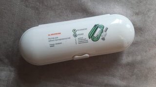Футляр для зубных щеток, 22.5х8х5, пластик, бежевый, Альтернатива, М8395 - фото 4 от пользователя
