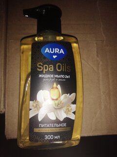 Мыло жидкое Aura, Spa Oils 2в1, Нероли и масло арганы, 300 мл, для рук и тела - фото 2 от пользователя