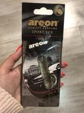 Ароматизатор в машину подвесной, гелевый, Areon, Liquid Lux Sport Gold, 5 мл, 46341 - фото 9 от пользователя