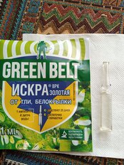 Инсектицид Искра Золотая, от тли, белокрылки, жидкость, 1 мл, Green Belt - фото 7 от пользователя