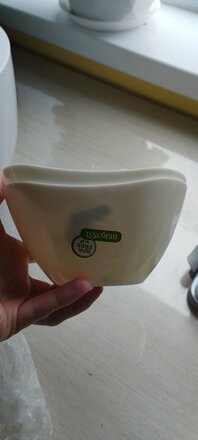 Салатник пластик, квадратный, 6.5 см, 0.5 л, Cake, Berossi, ИК 39733000, слоновая кость - фото 5 от пользователя