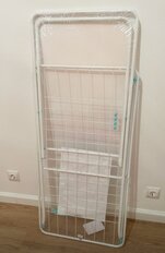 Сушилка для белья напольная, 20 м, 189х53.5х114 см, складная, 22 прута, 17 кг, белая, Nika, СБ2Б - фото 3 от пользователя