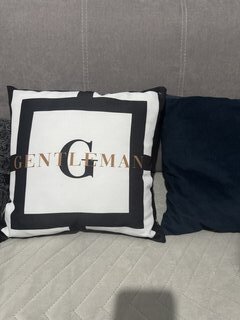 Подушка декоративная 40х40 см, Gentleman, 100% полиэстер, 920247 - фото 2 от пользователя