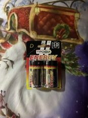 Батарейка Трофи, D (LR20), Energy Power Alkaline, щелочная, 1.5 В, блистер, 2 шт, C0034933 - фото 6 от пользователя