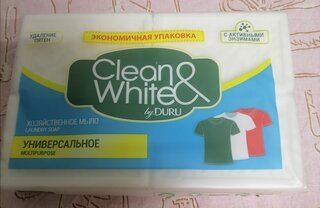 Мыло хозяйственное Duru, Clean&amp;White, 4 шт, 120 г - фото 4 от пользователя