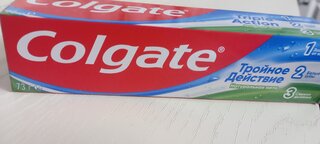 Зубная паста Colgate, Тройное действие, 50 мл - фото 2 от пользователя