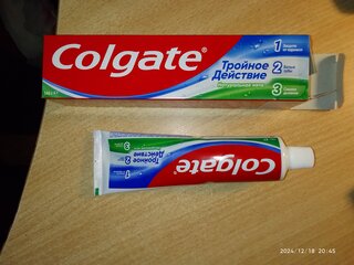 Зубная паста Colgate, Тройное действие, 100 мл - фото 1 от пользователя