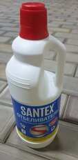 Отбеливатель Santex, 1 кг, жидкость, для белого белья, с хлором, 2 000 015 - фото 3 от пользователя