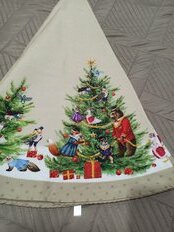 Скатерть 150х150 см, 100% хлопок, саржа, 190 г/м2, с ГМВО, Этель, Noble Christmas, 7319017 - фото 2 от пользователя