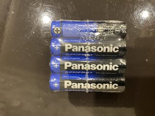 Батарейка Panasonic, ААА (R03, 24D), Zinc-carbon General Purpose, солевая, 1.5 В, спайка, 4 шт - фото 2 от пользователя