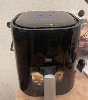 Аэрогриль JVC, JK-MB040, 1500 Вт, антипригарное покрытие, 4.5 л, сенсорное управление, черный с серебром - фото 8 от пользователя