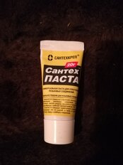 Паста уплотнительная 20 г, СантехКреп, туба, 2.2.1 - фото 6 от пользователя