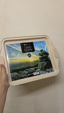 Форма для запекания сталь, 29.5х38.5х1.2 см, антипригарное покрытие, прямоугольная, бежевый мрамор, Daniks, Эллея, K-443-SH - фото 3 от пользователя