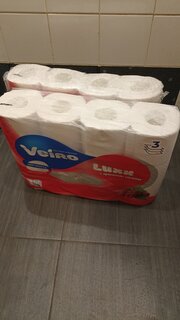 Туалетная бумага Veiro, Luxx, Малина, 3 слоя, 12 шт, 17 м, с втулкой - фото 3 от пользователя