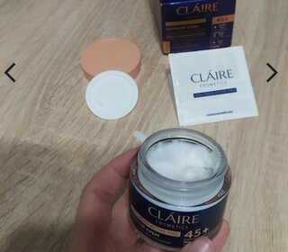 Крем для лица, Claire Cosmetics, Collagen Active Pro, ночной, антивозрастной, 45+, для всех типов кожи, 50 мл - фото 3 от пользователя