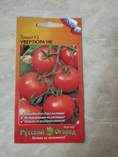 Семена Томат, Увертюра НК F1, цветная упаковка, Русский огород - фото 7 от пользователя