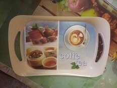 Поднос пластик, 40.5х26.5 см, прямоугольный, с ручками, в ассортименте, малый, 139 - фото 6 от пользователя