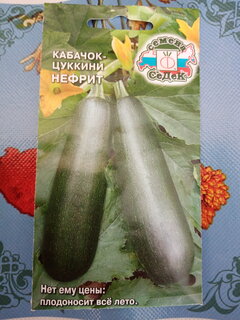 Семена Кабачок-цуккини, Нефрит, цветная упаковка, Седек - фото 8 от пользователя