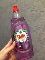 Средство для мытья посуды Fairy, Pure &amp; Clean Лаванда и Розмарин, 650 мл - фото 3 от пользователя