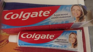 Зубная паста Colgate, Бережное отбеливание, 100 мл - фото 1 от пользователя