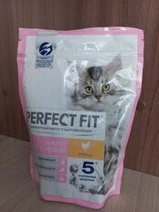 Корм для животных Perfect Fit, 190 г, для котят до 12 месяцев, сухой, курица, пакет - фото 9 от пользователя