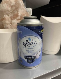 Освежитель воздуха Glade, 269 мл, Automatic Свежесть белья, сменный - фото 2 от пользователя