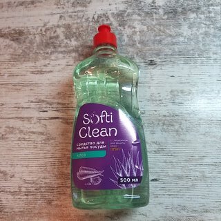 Средство для мытья посуды Softi Clean, Алоэ, 500 мл - фото 3 от пользователя