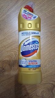 Чистящее средство универсальное, Domestos, Ультра блеск, гель, 1 л - фото 1 от пользователя