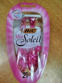 Станок для бритья Bic, Miss Soleil, для женщин, 2 шт, одноразовые, 931540 - фото 2 от пользователя