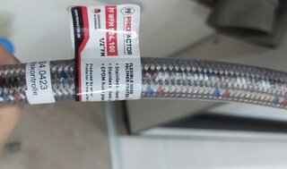 Подводка для воды 1/2&quot;х1 м, г-ш, сталь, полимер, ProFactor - фото 8 от пользователя