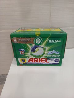 Капсулы для стирки Ariel, Liquid Capsules Горный родник, 12 шт, 19.5 г - фото 5 от пользователя