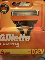 Сменные кассеты для бритв Gillette, Fusion, для мужчин, 4 шт, 81372251 - фото 6 от пользователя