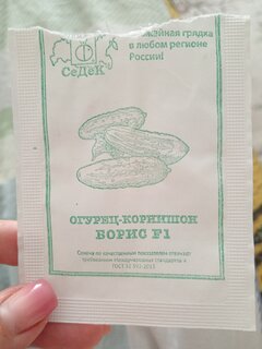 Семена Огурец, Борис F1 МФ, 0.3 г, 6675, белая упаковка, Седек - фото 3 от пользователя