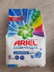 Стиральный порошок Ariel, 3 кг, автомат, для цветного белья, Ленор Эффект Воздушная свежесть - фото 1 от пользователя