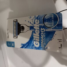 Станок для бритья Gillette, Mach3, для мужчин, 3 лезвия, 2 сменные кассеты - фото 4 от пользователя