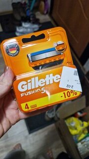 Сменные кассеты для бритв Gillette, Fusion, для мужчин, 4 шт, 81372251 - фото 3 от пользователя