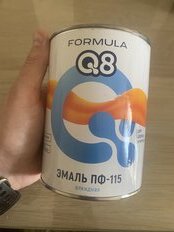 Эмаль Formula Q8, ПФ-115, алкидная, глянцевая, белая, 0.9 кг - фото 1 от пользователя