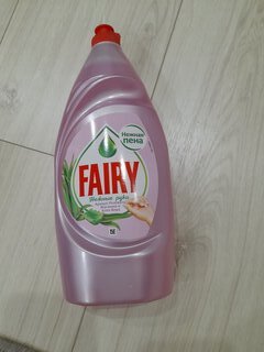 Средство для мытья посуды Fairy, Нежные руки Розовый жасмин и алоэ вера, 900 мл - фото 1 от пользователя