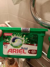 Капсулы для стирки Ariel, Pods Все-в-1 Extra Oxi effect, 12 шт, капсула 27.3 г - фото 6 от пользователя