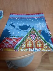 Полотенце кухонное 40х75 см, 100% хлопок, рогожка, Подарок БМ, красное, Россия - фото 4 от пользователя