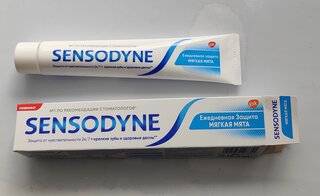 Зубная паста Sensodyne, Ежедневная защита, 75 мл - фото 2 от пользователя