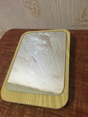 Зеркало настольное, 13х18.5 см, дерево, прямоугольное, Y6-6383 - фото 2 от пользователя