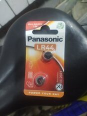 Батарейка Panasonic, LR44 (357A, G13), щелочная, 1.5 В, блистер, 2 шт, 7478 - фото 1 от пользователя