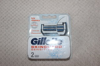 Сменные кассеты для бритв Gillette, SkinGuard Sensitive, для мужчин, 2 шт - фото 8 от пользователя