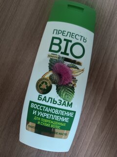 Бальзам-ополаскиватель для поврежденных волос, Прелесть Био, Восстановление и укрепление, 250 мл - фото 1 от пользователя